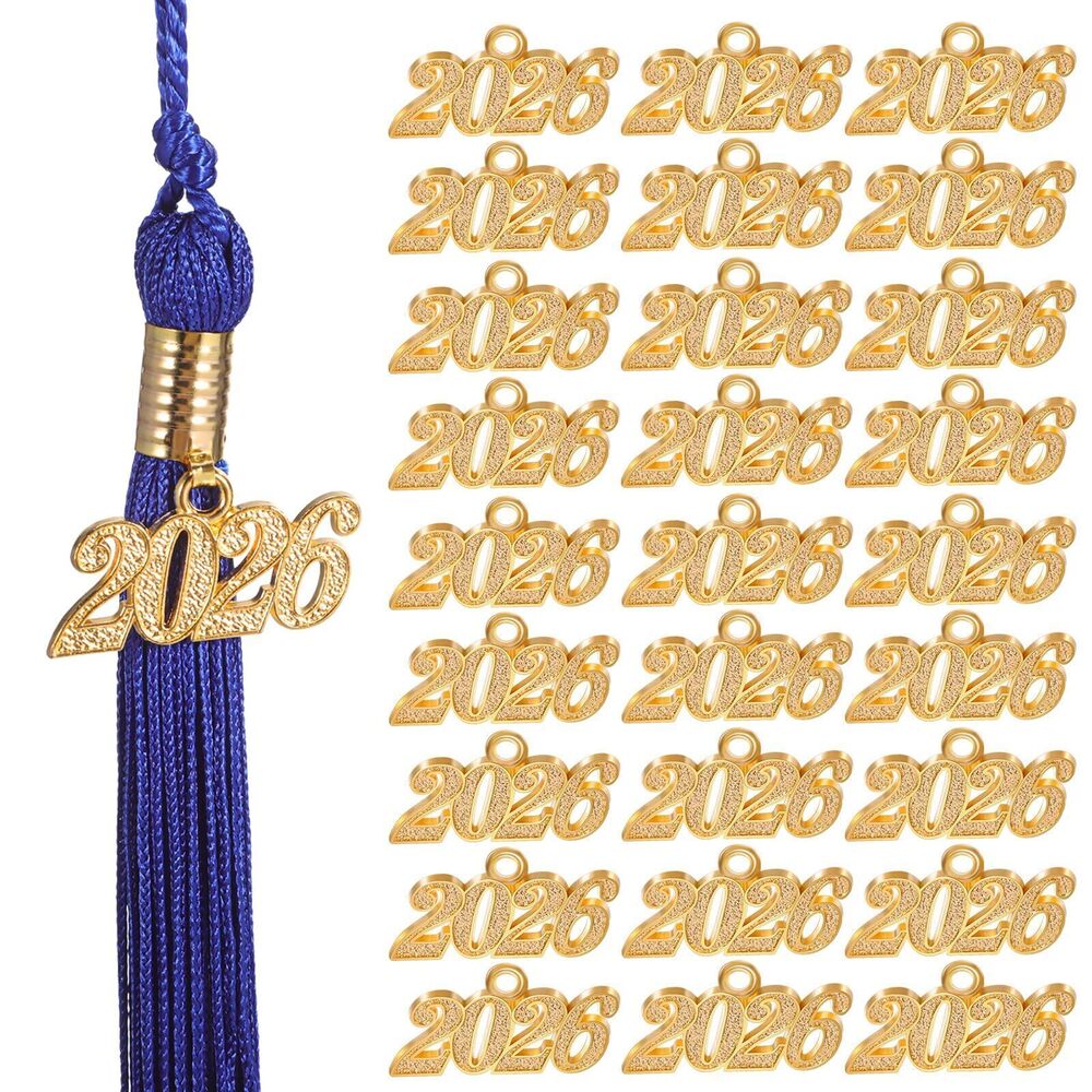 5113 2026 Charm Graduation Tassel, 50Pcs Graduation Charm Pendant